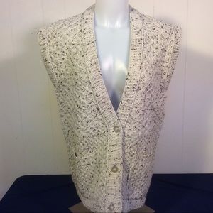 Donnkenny Vintage womens sweater vest size large